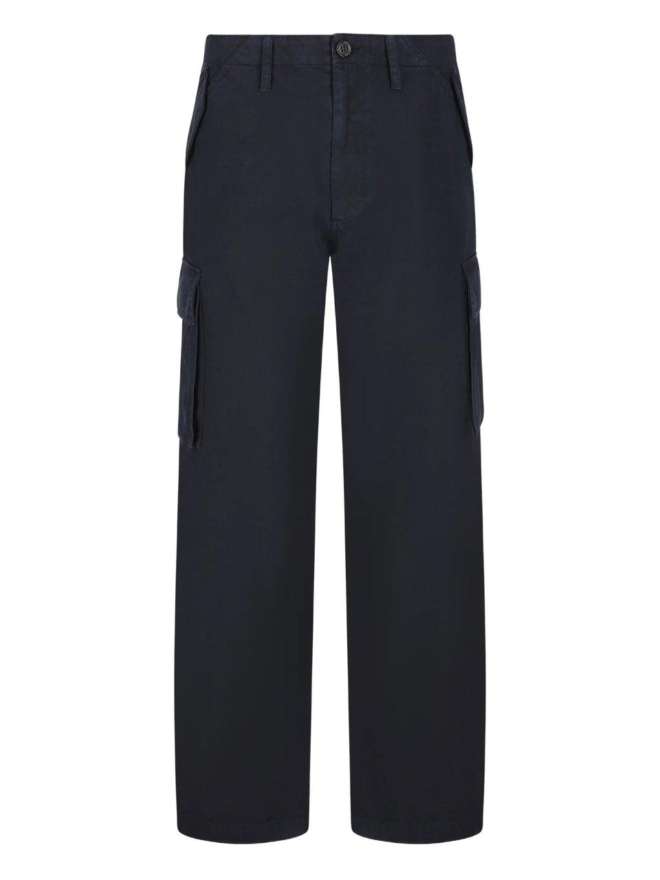 Burberry Wide-leg Cargo Pants with Flap Pockets Zwart