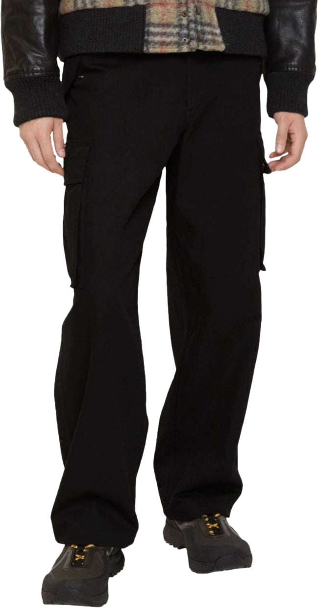 Burberry Trousers Black Zwart