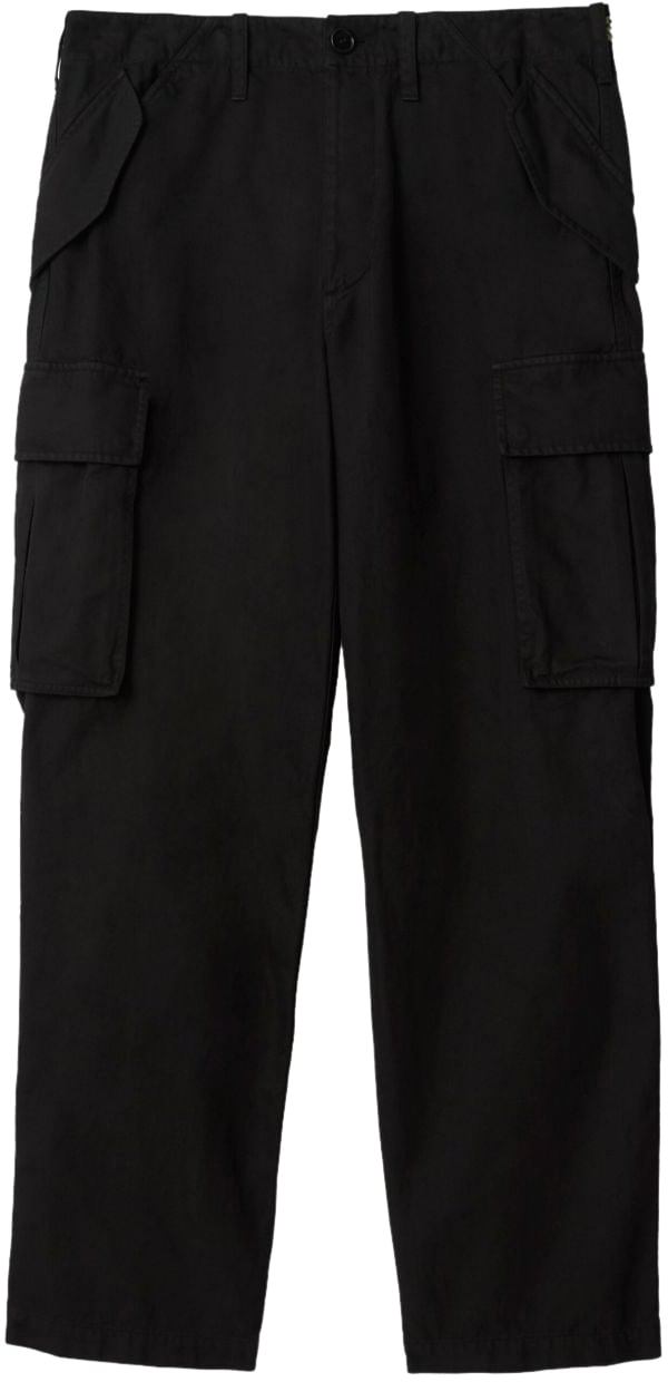 Burberry Trousers Black Zwart