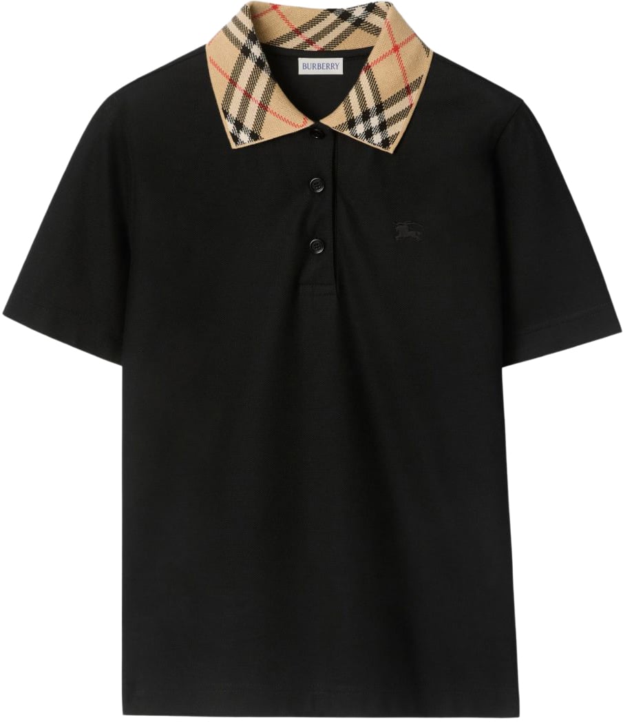 Burberry T-Shirts And Polos Black Zwart