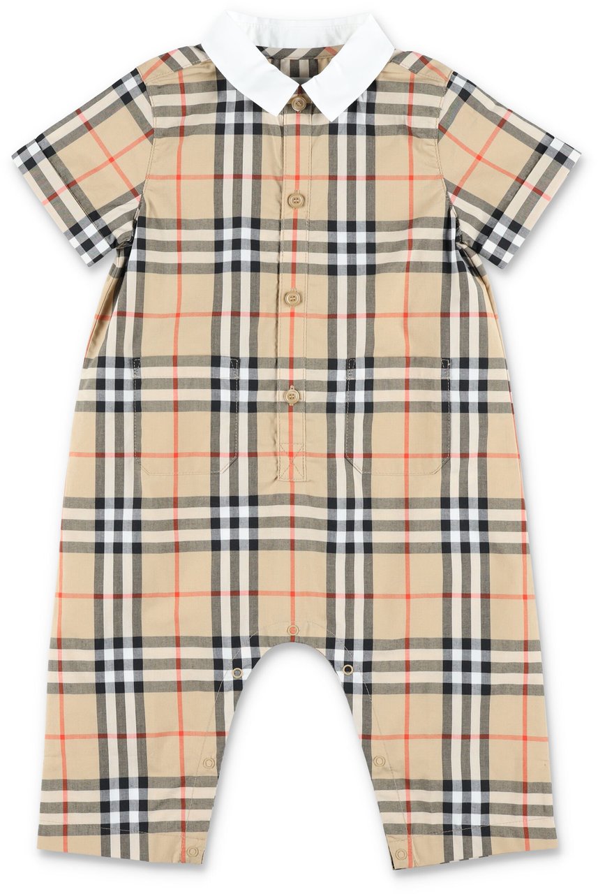 Burberry Jumpsuit Check Sand Ip Check Beige