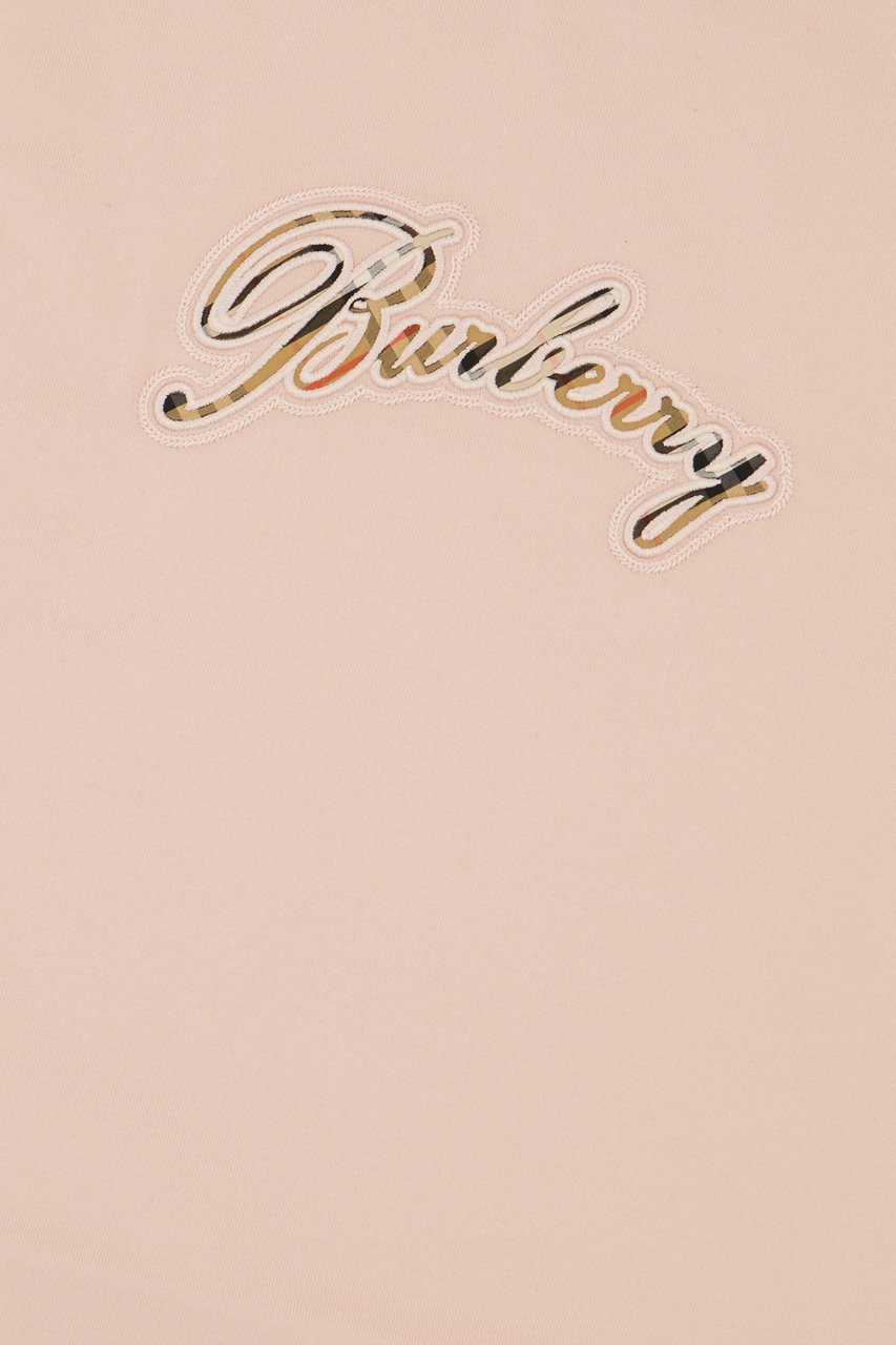 Burberry Pink cotton t-shirt Roze