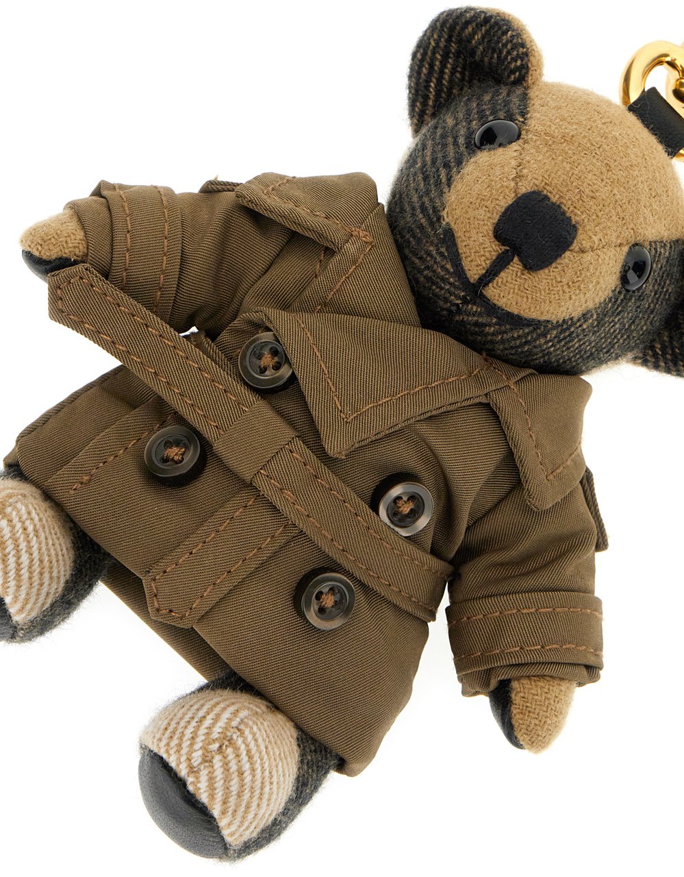 Burberry Burberry Gold metal key ring Goud