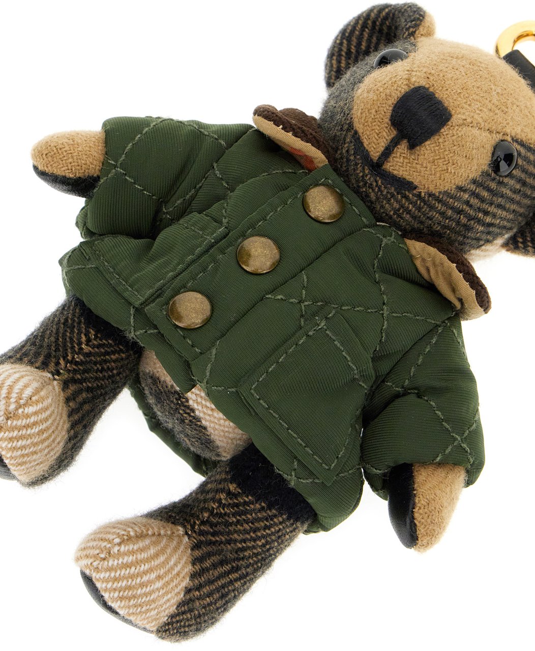 Burberry Burberry Gold metal key ring Goud