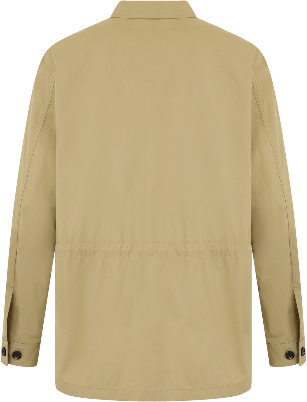 Burberry Gabardine coat made of cotton Neutraal