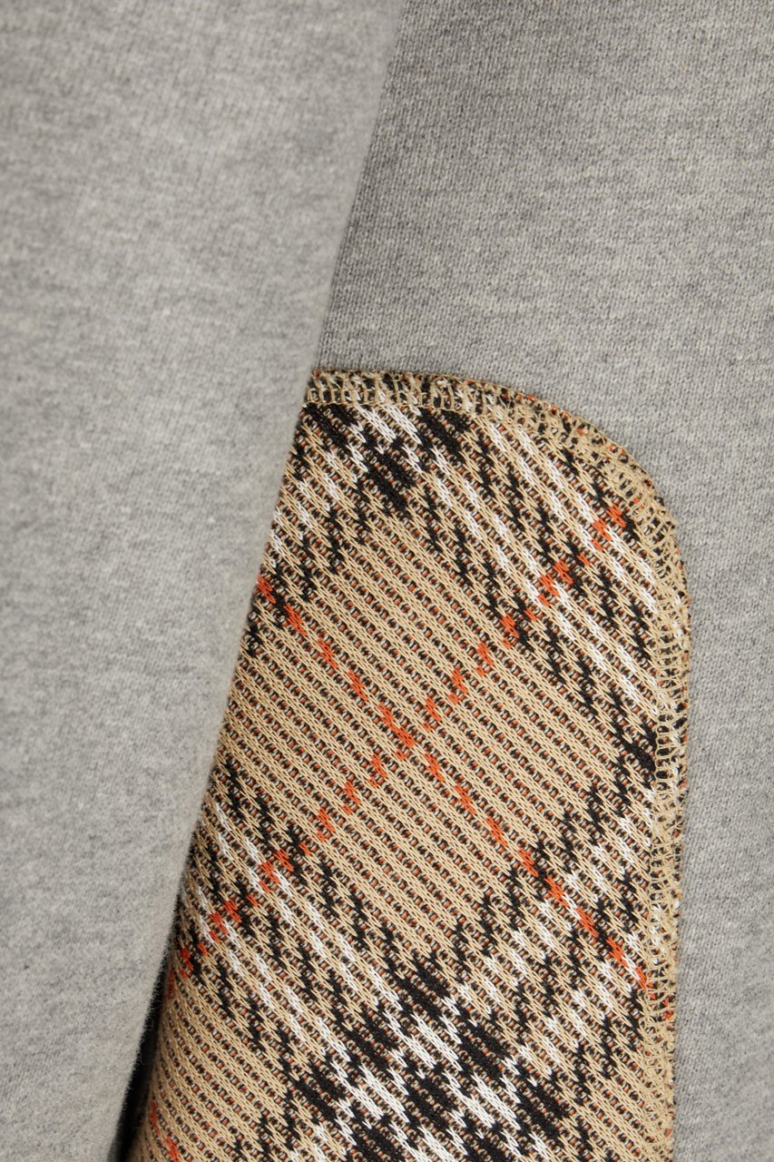 Burberry Burberry Grey cotton sweatshirt Zwart