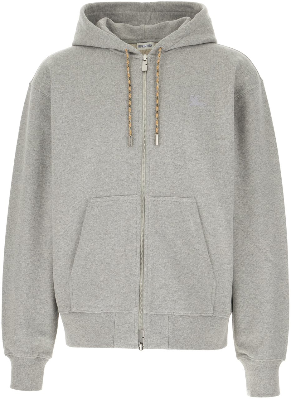 Burberry Burberry Grey cotton sweatshirt Zwart