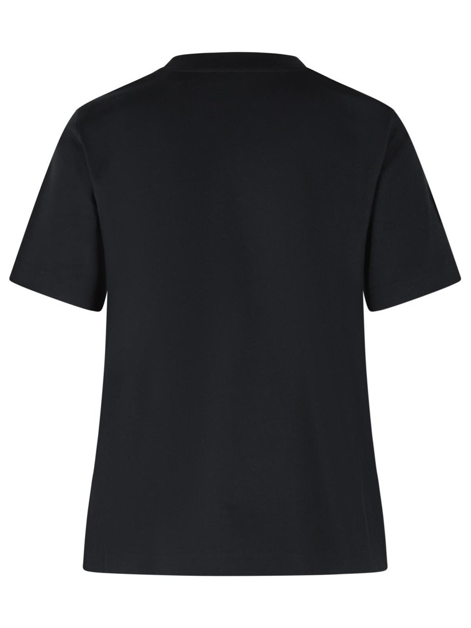 Burberry Black Cotton T-Shirt Zwart