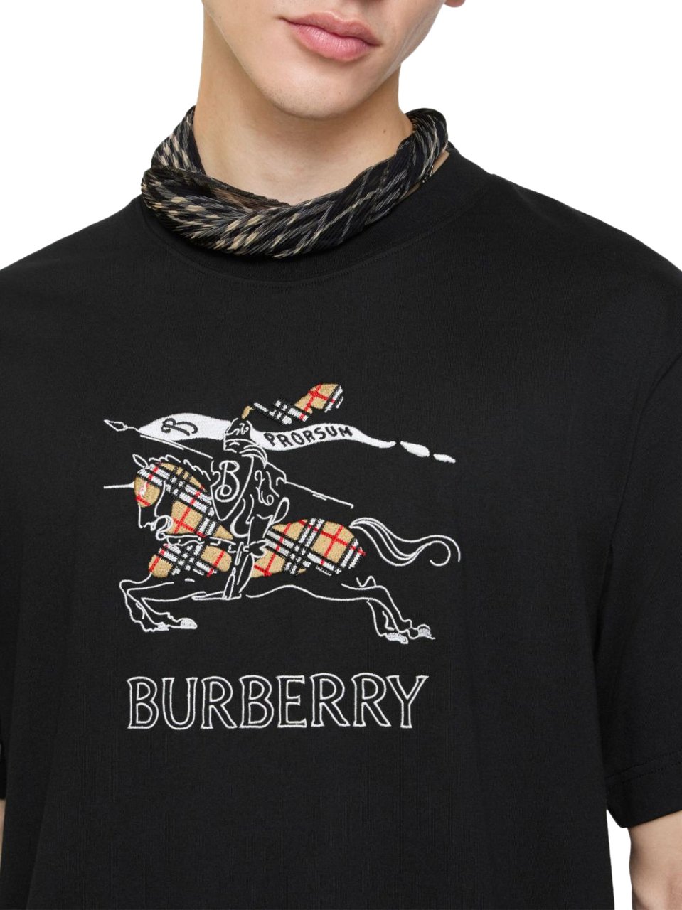 Burberry T-Shirts And Polos Black Zwart