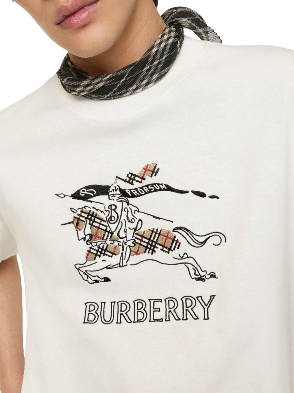 Burberry T-Shirts And Polos White Wit