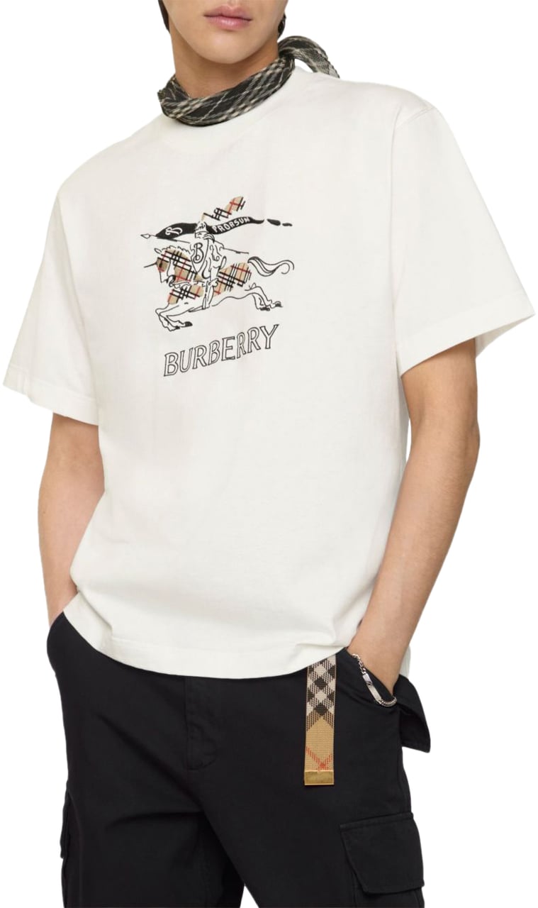 Burberry T-Shirts And Polos White Wit