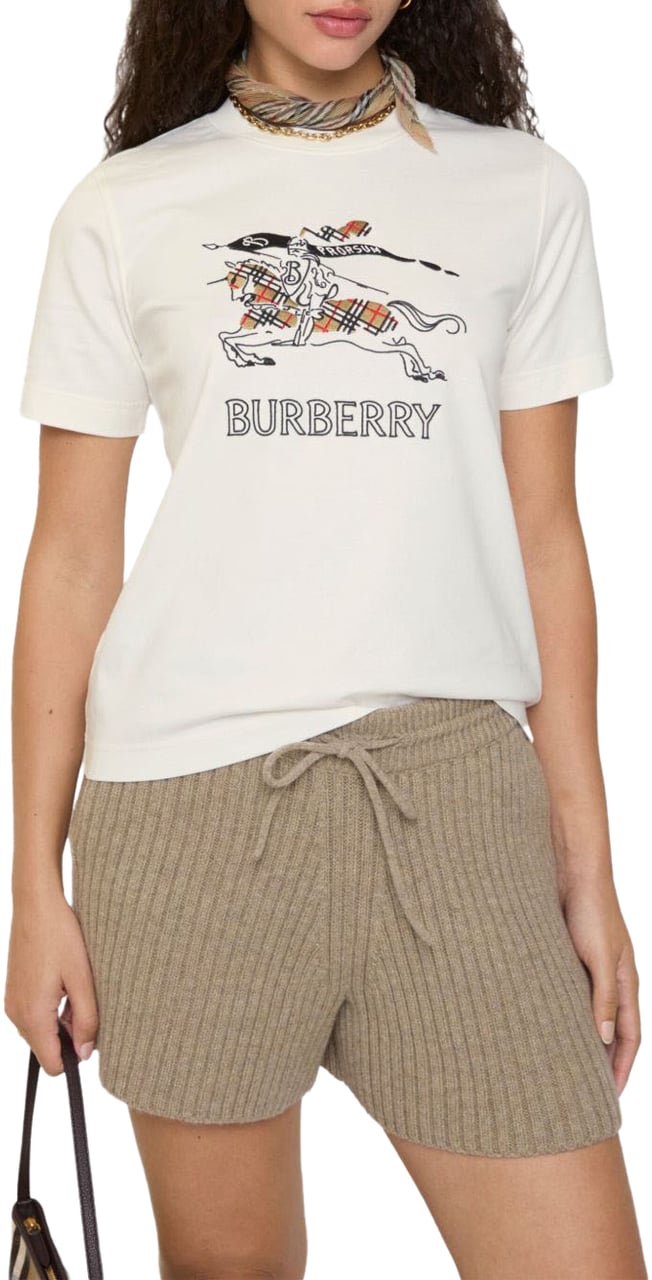 Burberry T-Shirts And Polos White Wit