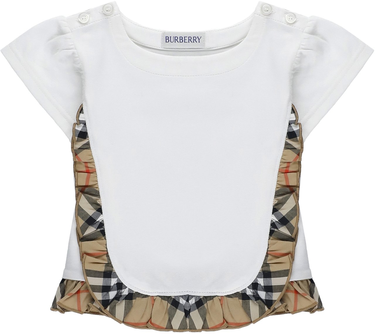 Burberry T-Shirts And Polos White Wit