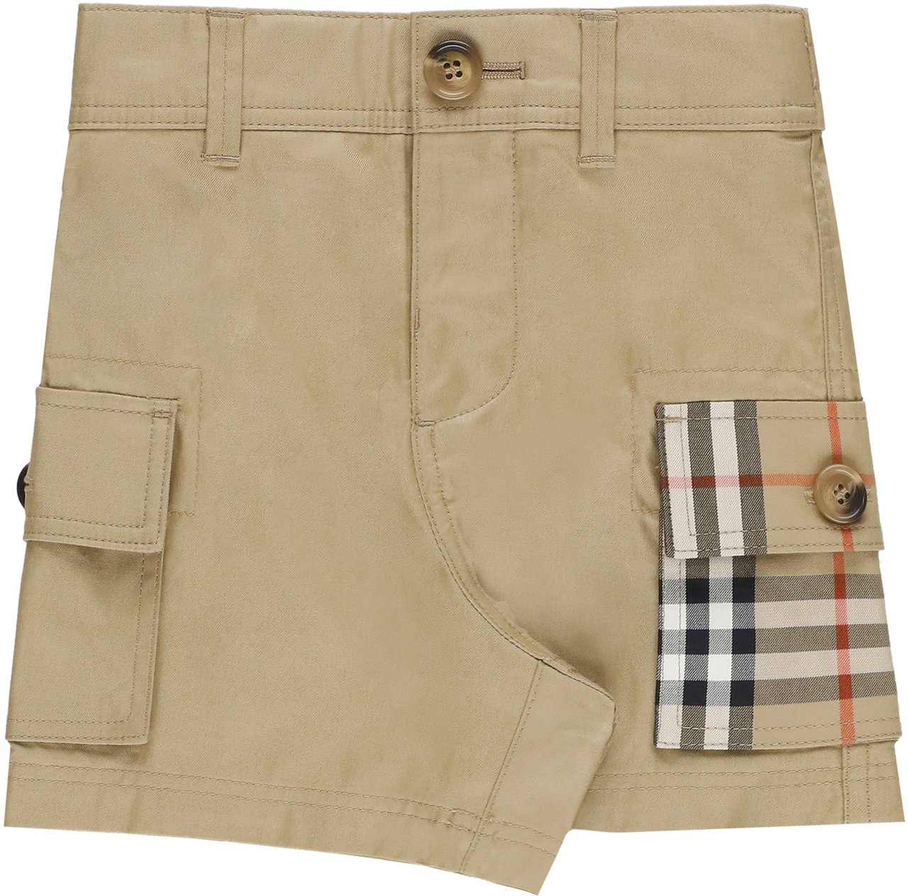Burberry Shorts Beige Beige