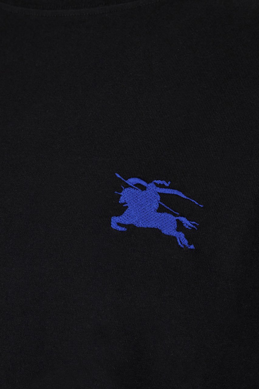 Burberry Burberry Black cotton t-shirt Zwart