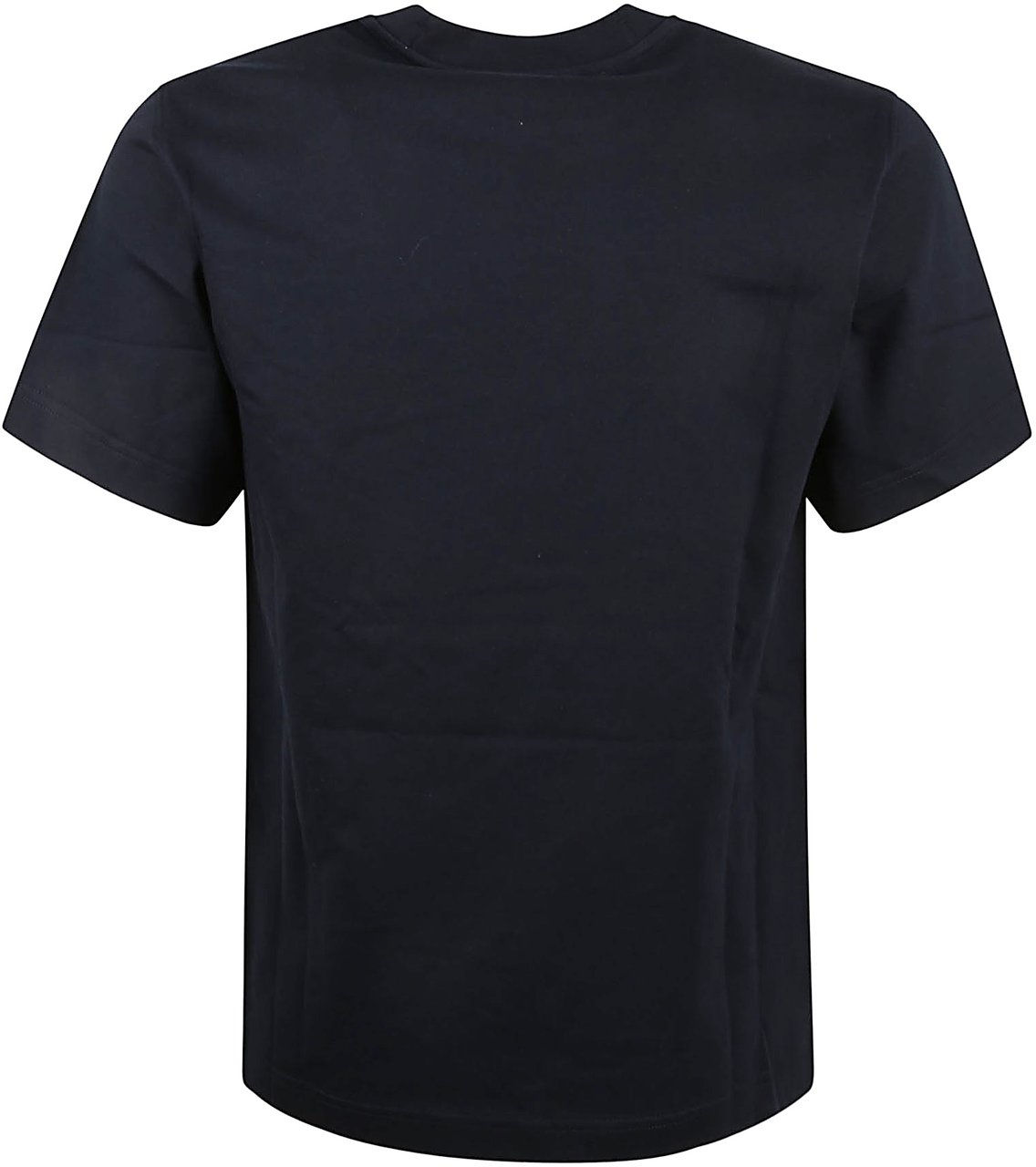 Burberry Contrasting Logo Black Cotton T-Shirt Zwart