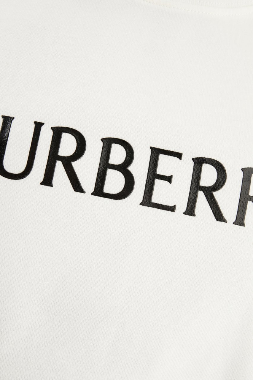 Burberry Ivory cotton t-shirt Wit
