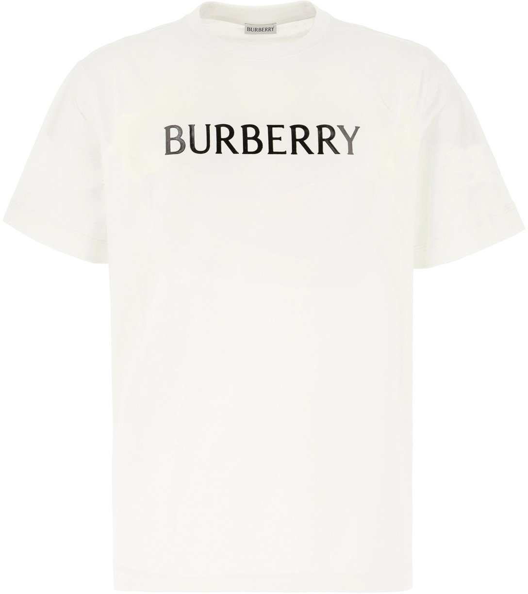 Burberry Ivory cotton t-shirt Wit