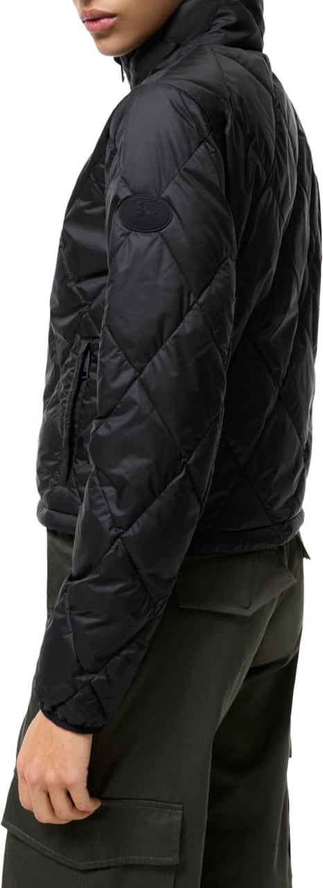 Burberry Coats Black Zwart