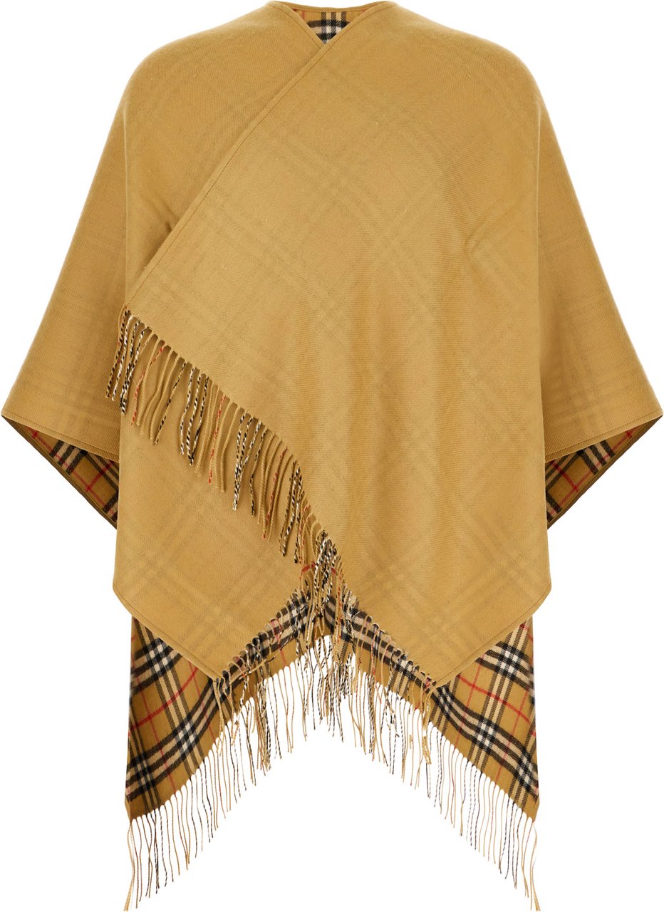 Burberry Beige wool cape Beige