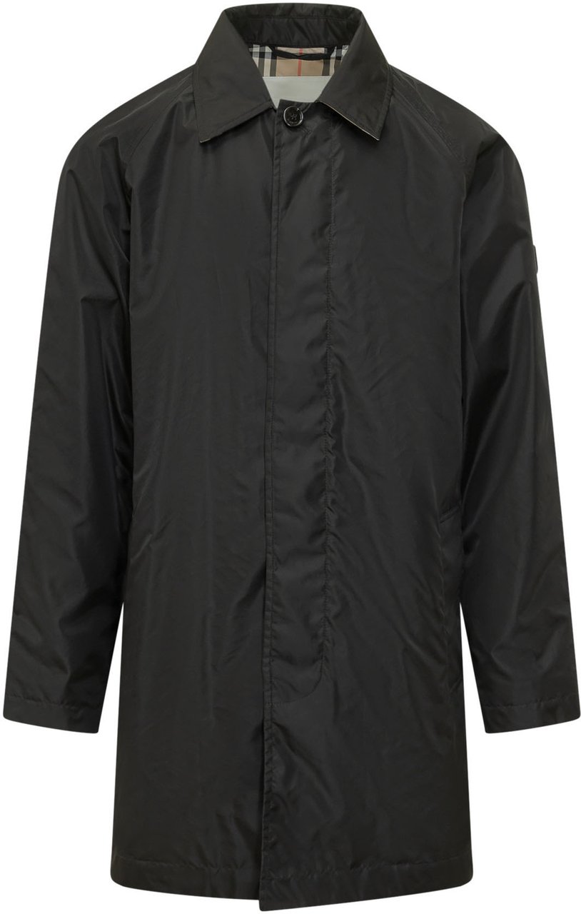 Burberry Ridgewood Coat Impermeabile Uomo Zwart