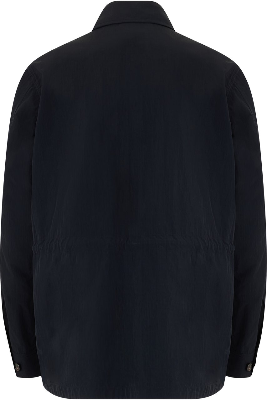 Burberry Technical jacket in tear-resistant fabric Blauw