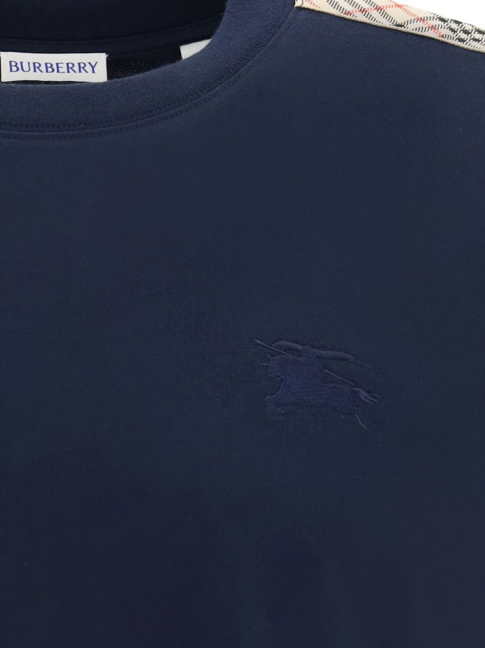 Burberry T-Shirts And Polos Blue Blauw