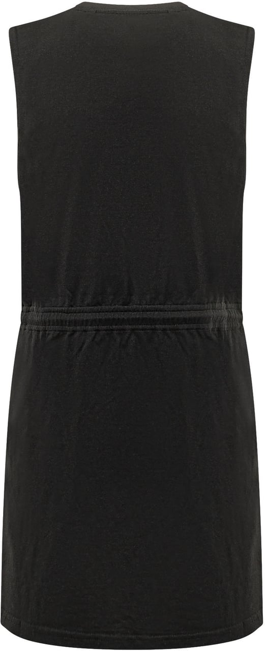 Burberry Abito Tabitha con Coulisse in Vita e Senza Maniche Zwart
