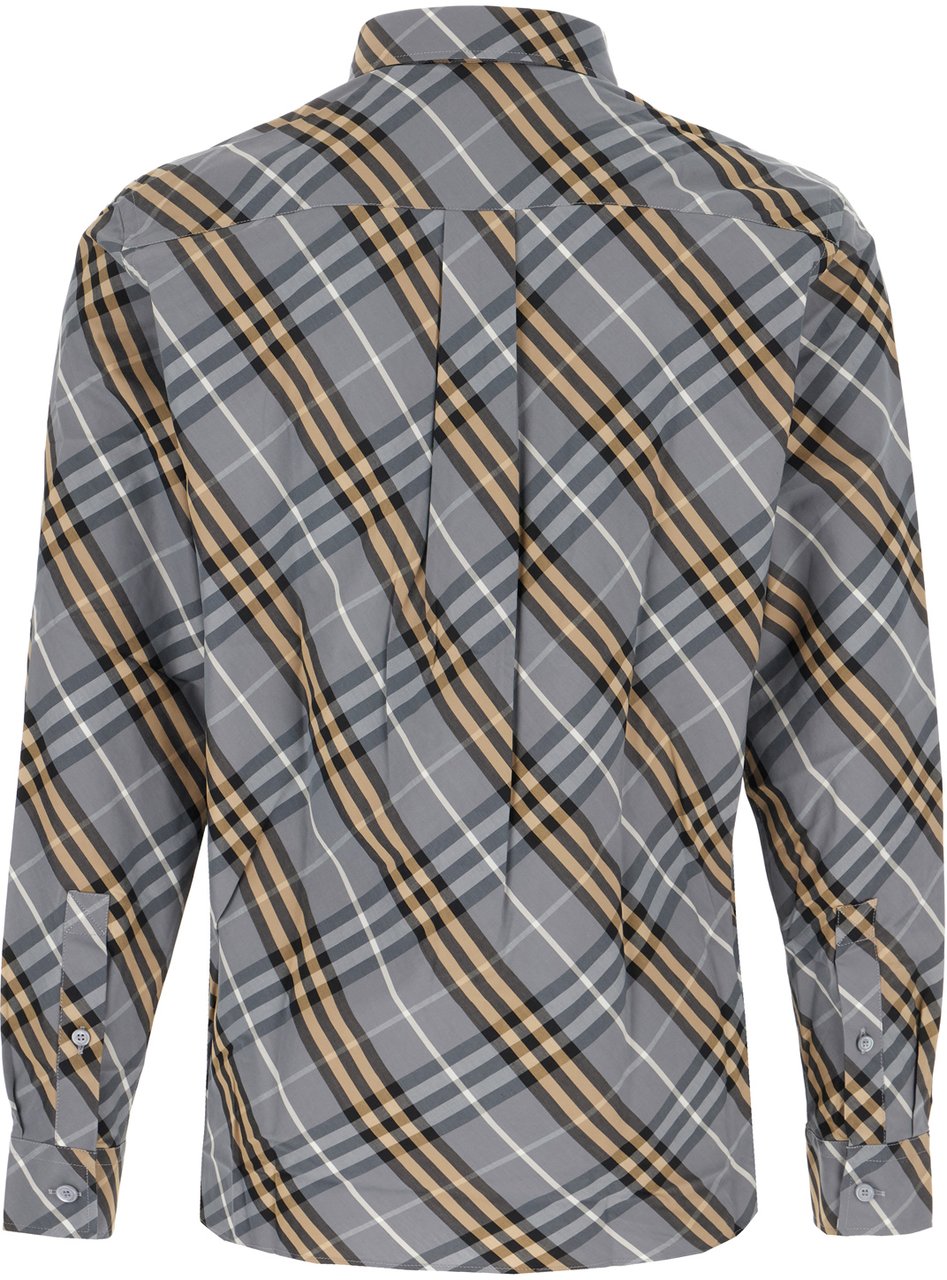 Burberry Burberry Printed poplin shirt Divers