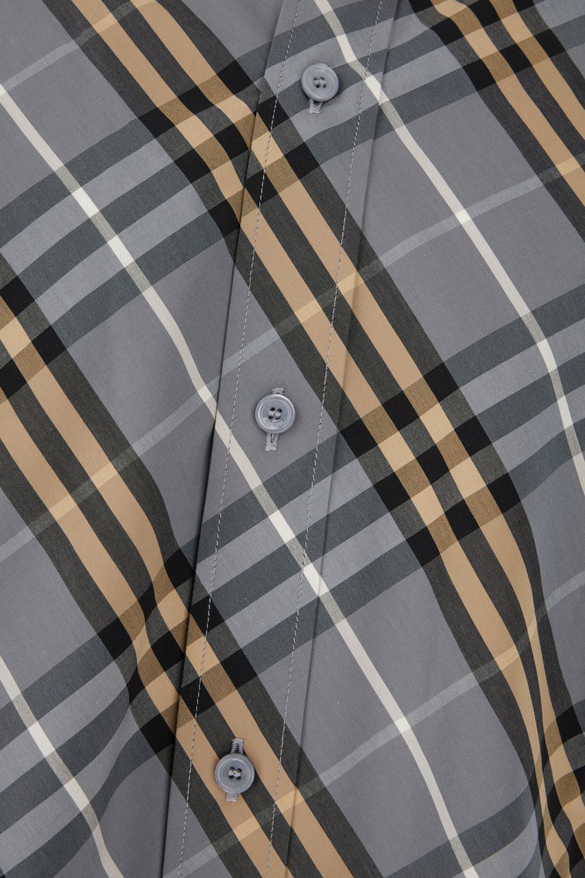 Burberry Burberry Printed poplin shirt Divers