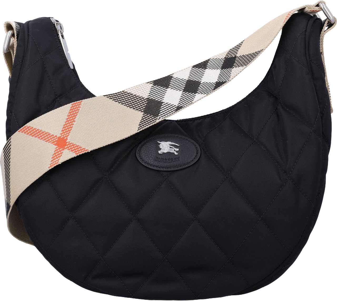 Burberry Ml Horseshoe Crssbdy L Nyn Nero Zwart