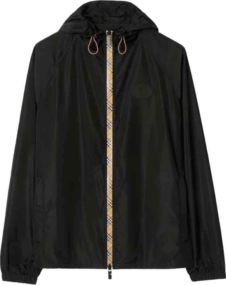 Burberry Coats Black Zwart
