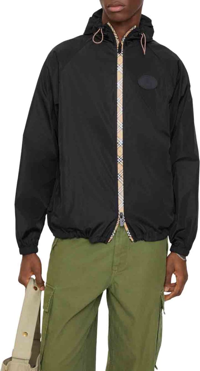 Burberry Coats Black Zwart