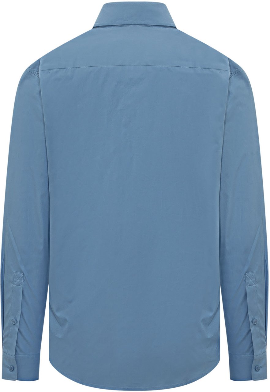 Burberry Camicia con Colletto Classico Blauw