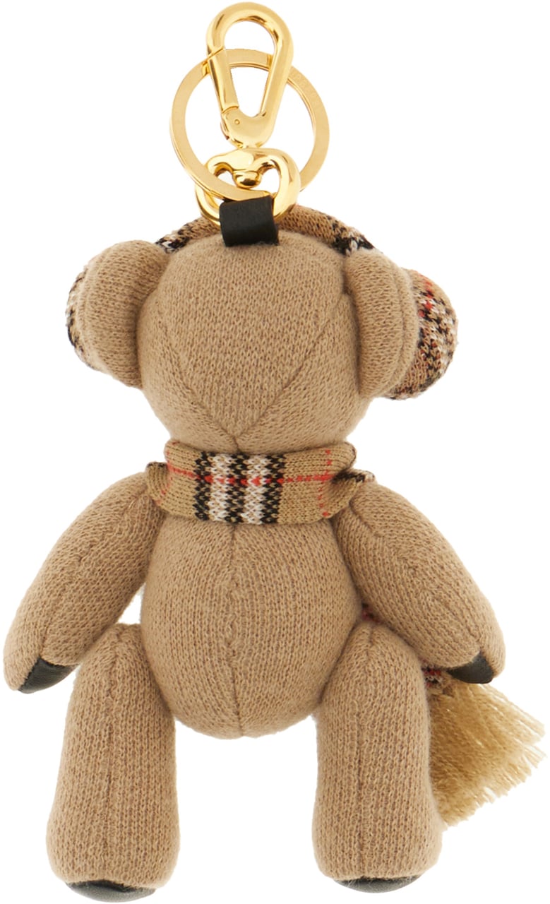 Burberry Gold metal key ring Divers