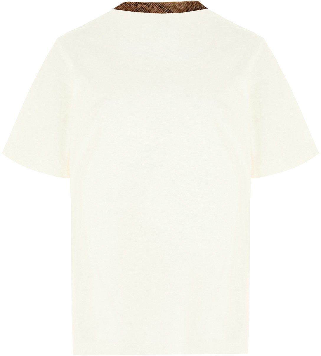 Burberry White cotton t-shirt Wit