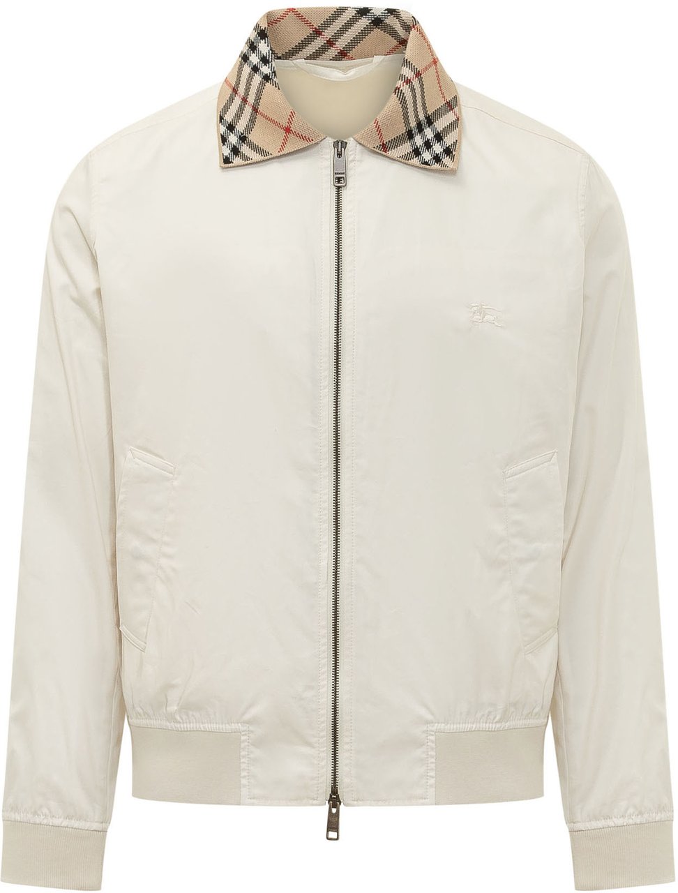 Burberry Glenfields Giacca con Zip Wit