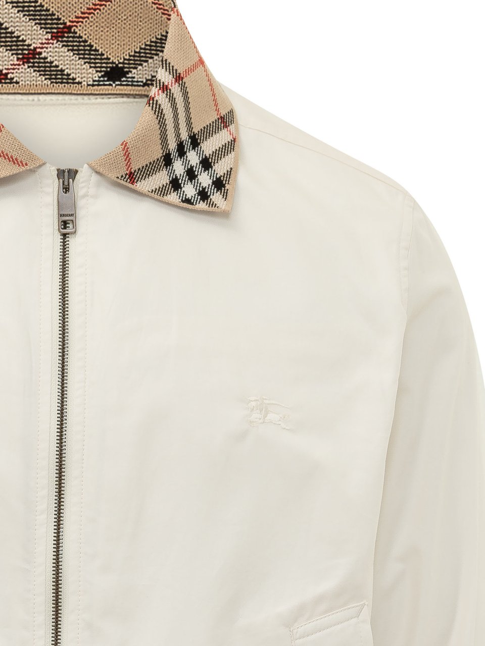 Burberry Glenfields Giacca con Zip Wit