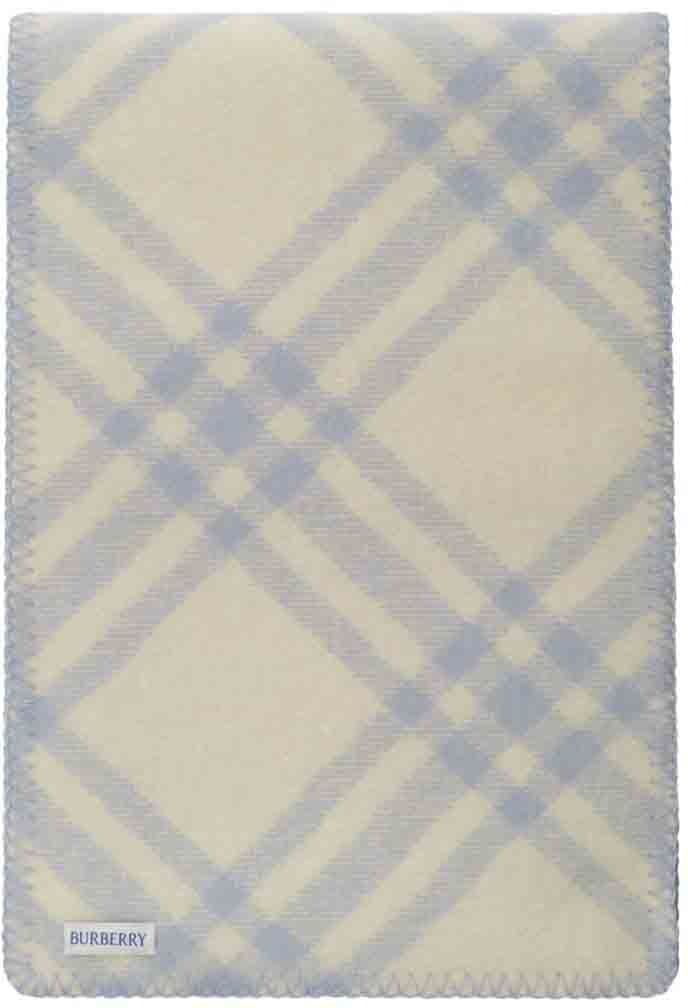 Burberry Scarfs Light Blue Lichtblauw