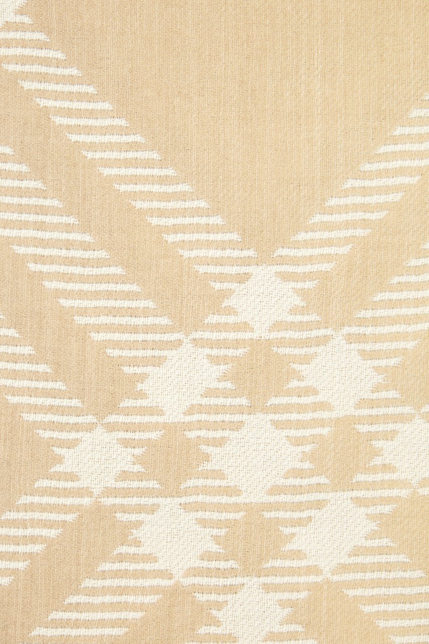 Burberry Embroidered wool blend scarf Divers