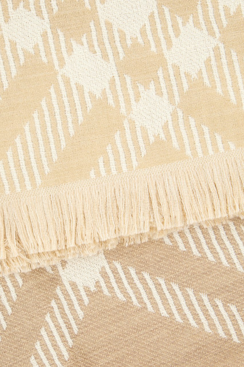 Burberry Embroidered wool blend scarf Divers