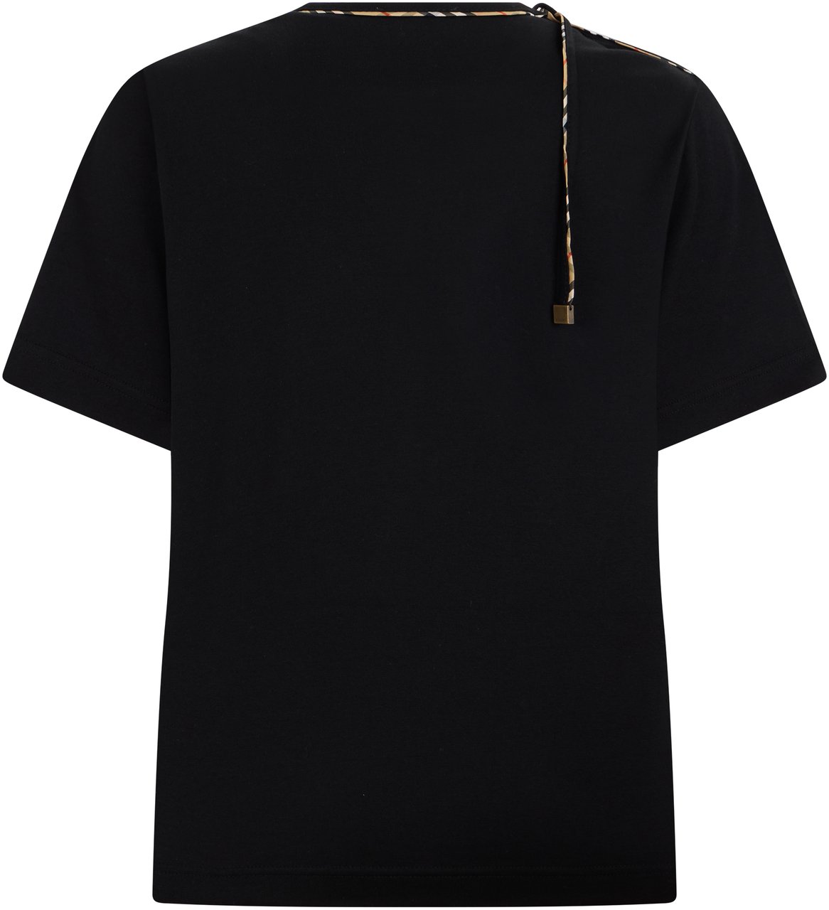 Burberry Cotton short-sleeve t-shirt Zwart