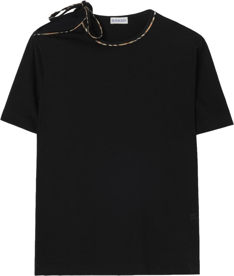 Burberry T-Shirts And Polos Black Zwart