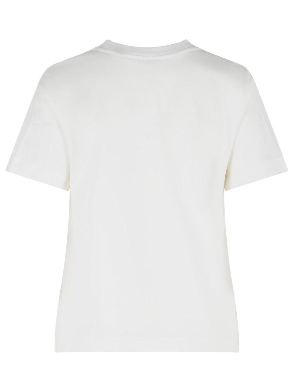 Burberry 'Frankie' White Cotton T-Shirt Wit