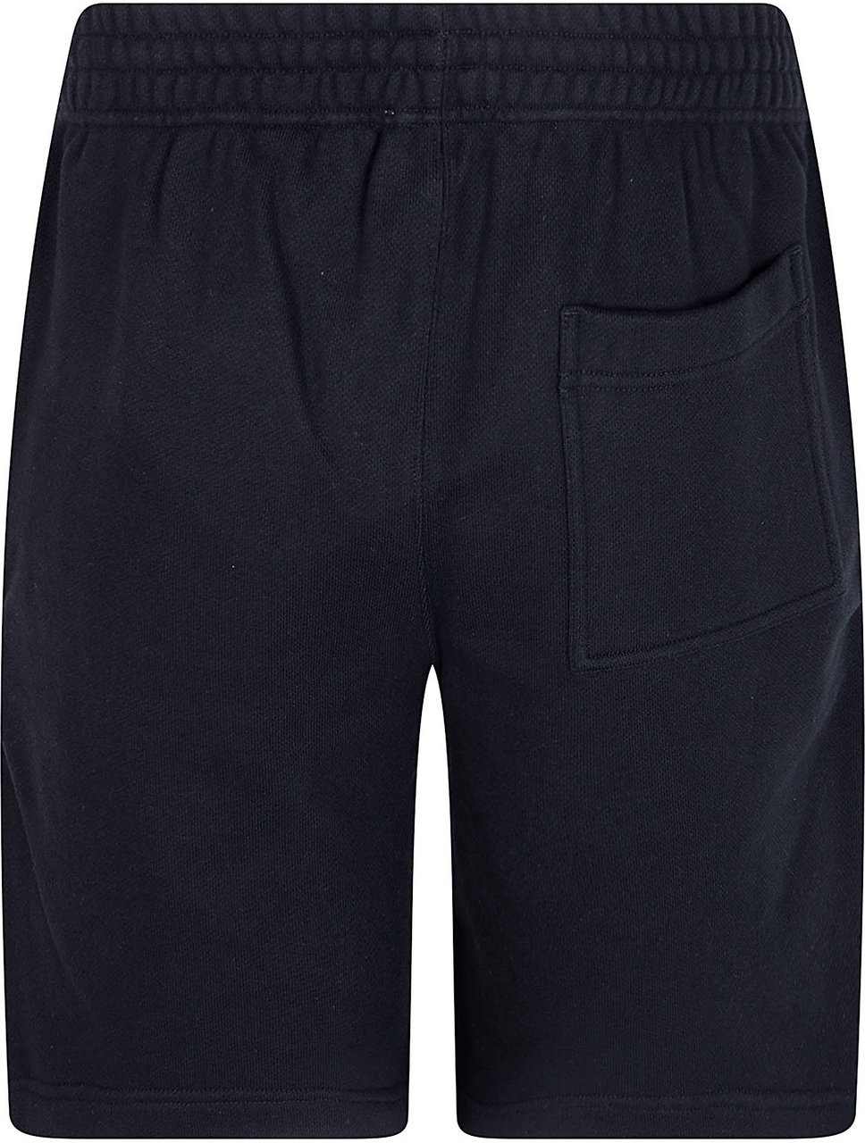 Burberry Black Elasticized Shorts with Pleated Pockets and Drawstring Zwart