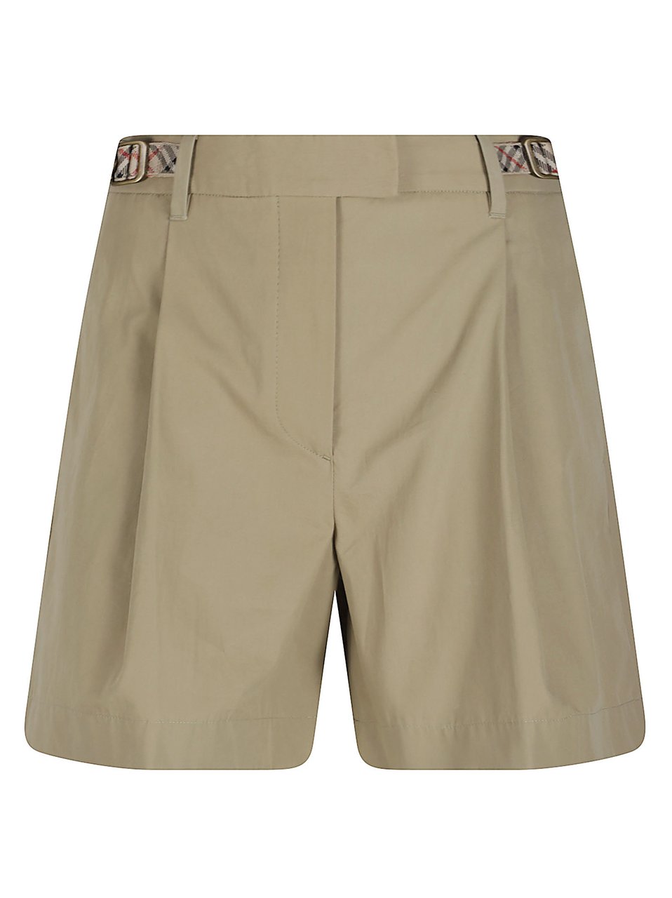 Burberry Tailored Brown Shorts with Classic Straight Cut Roze
