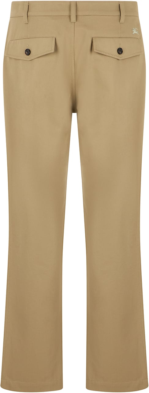 Burberry Tailored cotton trousers Beige