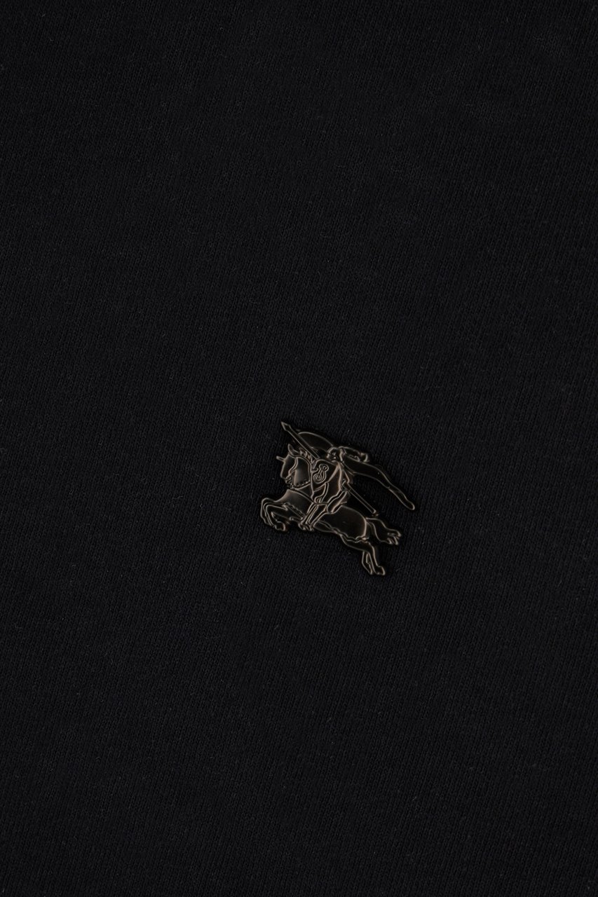 Burberry Burberry Black cotton t-shirt Zwart