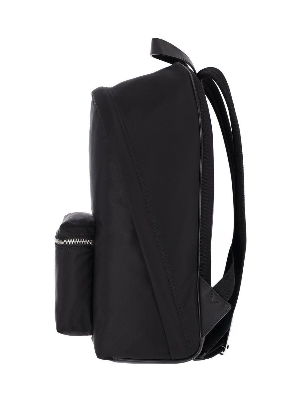 Burberry Black Fabric Logo Backpack Zwart