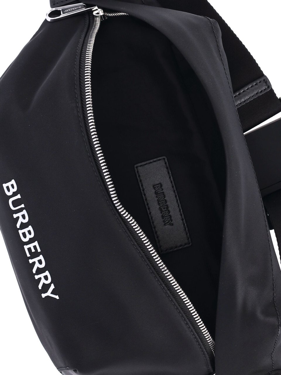 Burberry Black Sonny Fabric Belt Bag Zwart